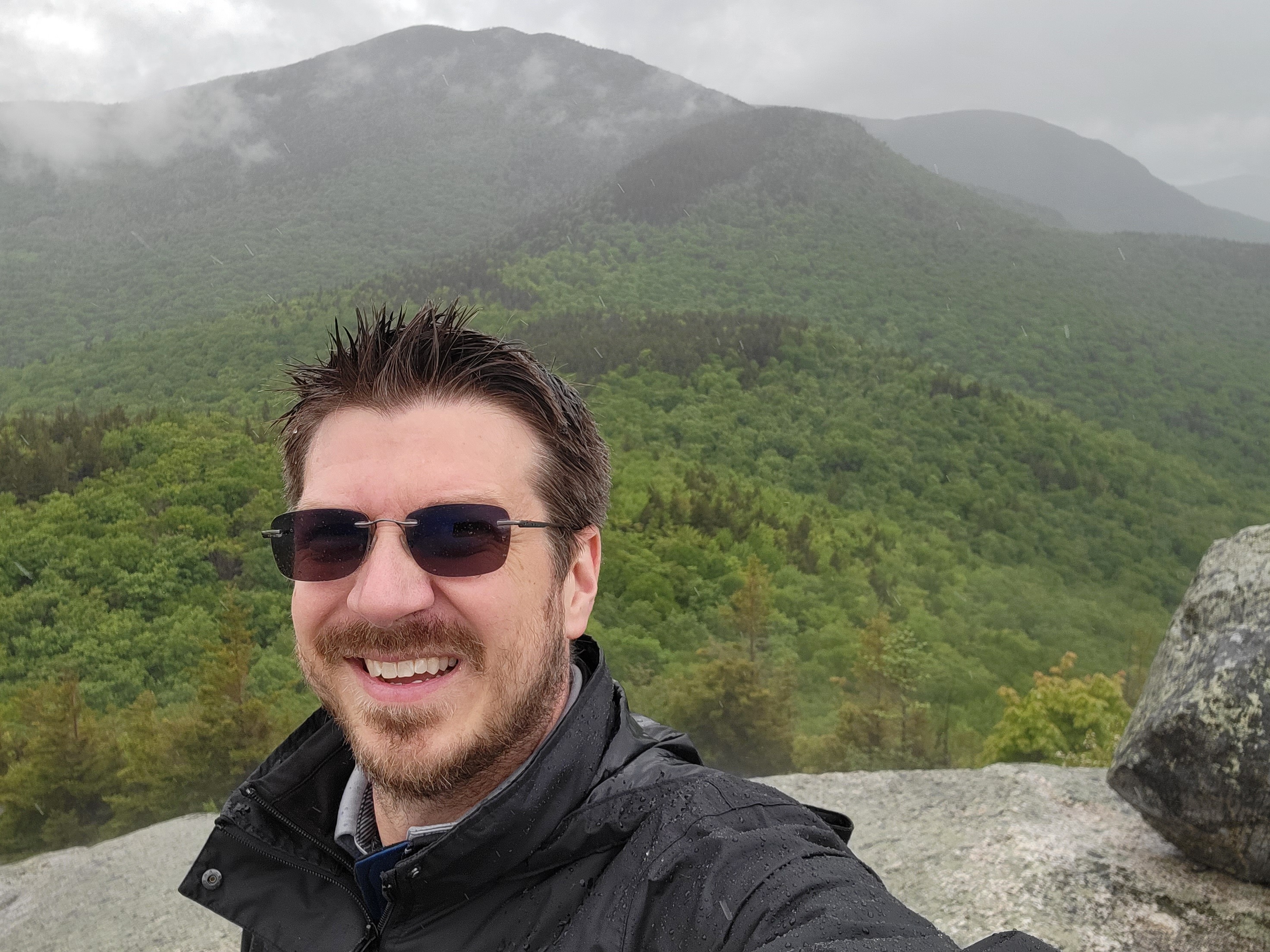Brian hiking selfie